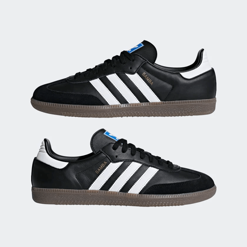 Men's Adidas Samba OG Black White Shoes - Image 3