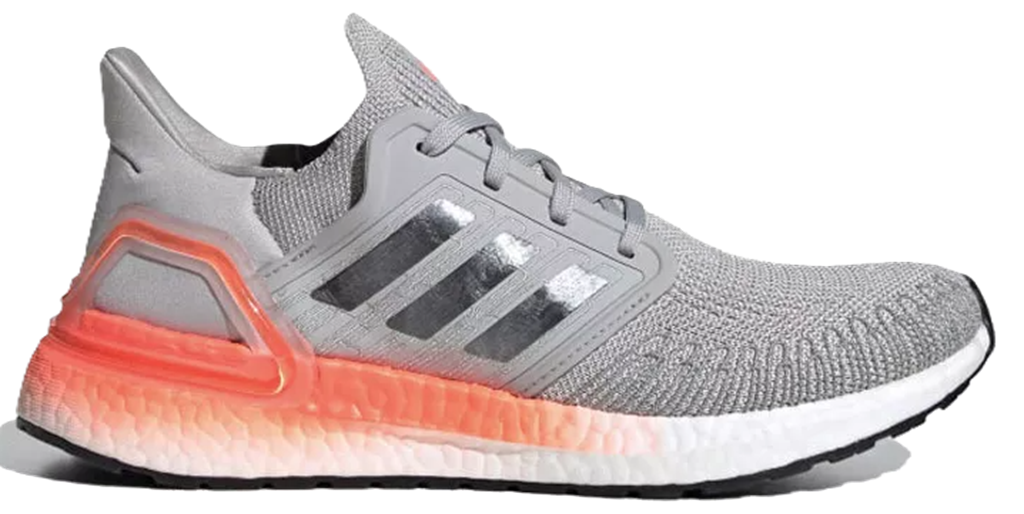 Men's Adidas Ultra Boost 2.0 Grey Two Signal Coral Shoes