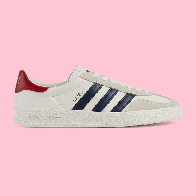 Men's Adidas x Gucci Gazelle White Shoes