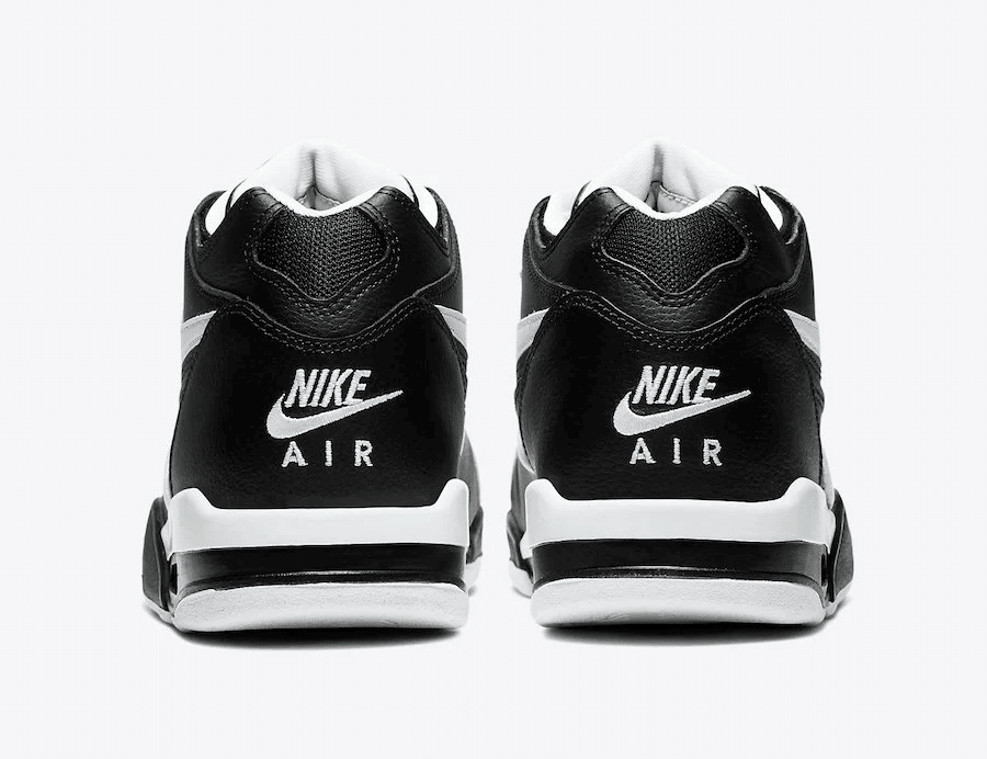 Men's Air Flight 89 Black White Shoes - Image 3