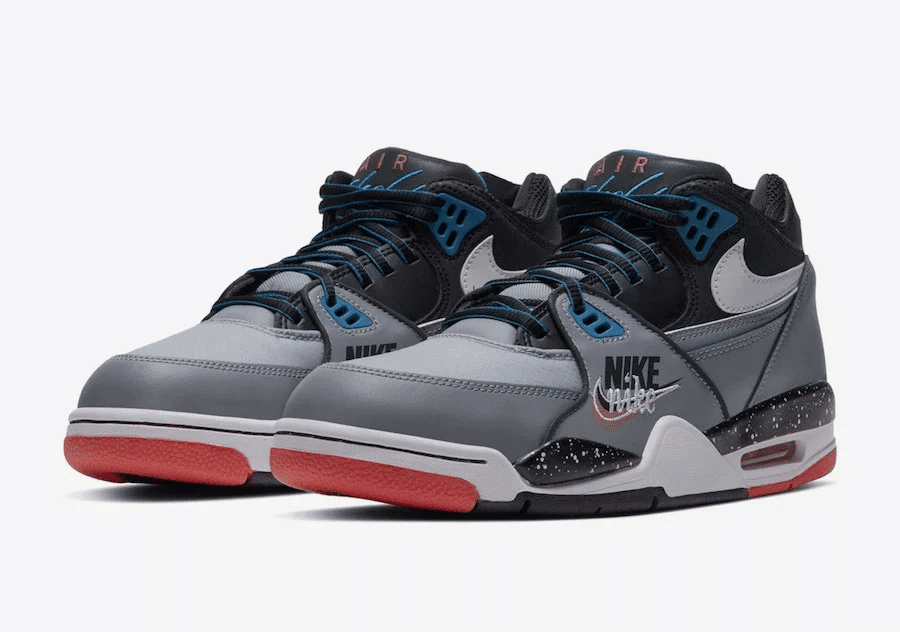 Men's Air Flight 89 Script Swoosh Shoes - Image 2