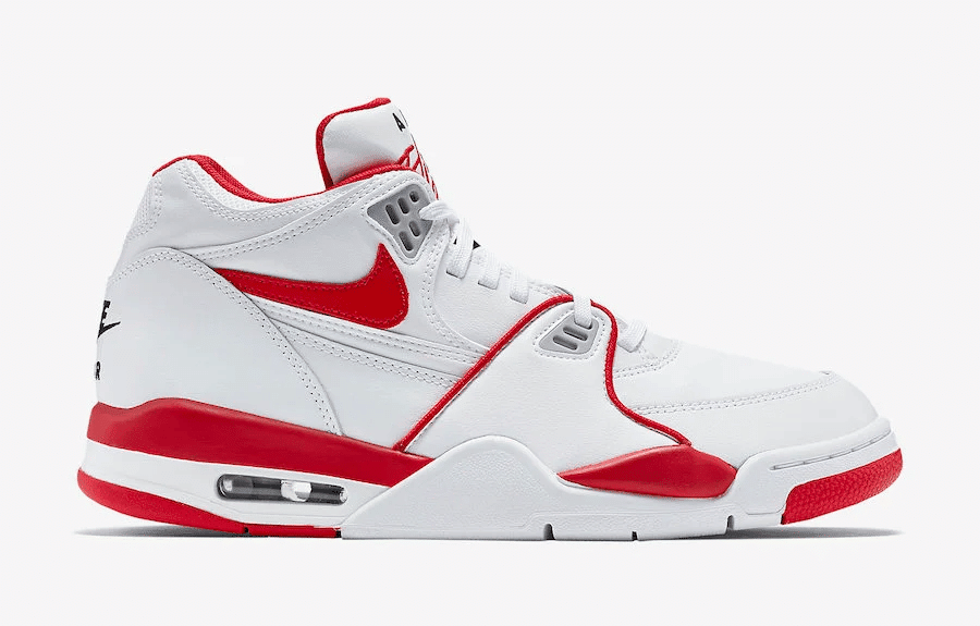 Men's Air Flight 89 University Red White Shoes