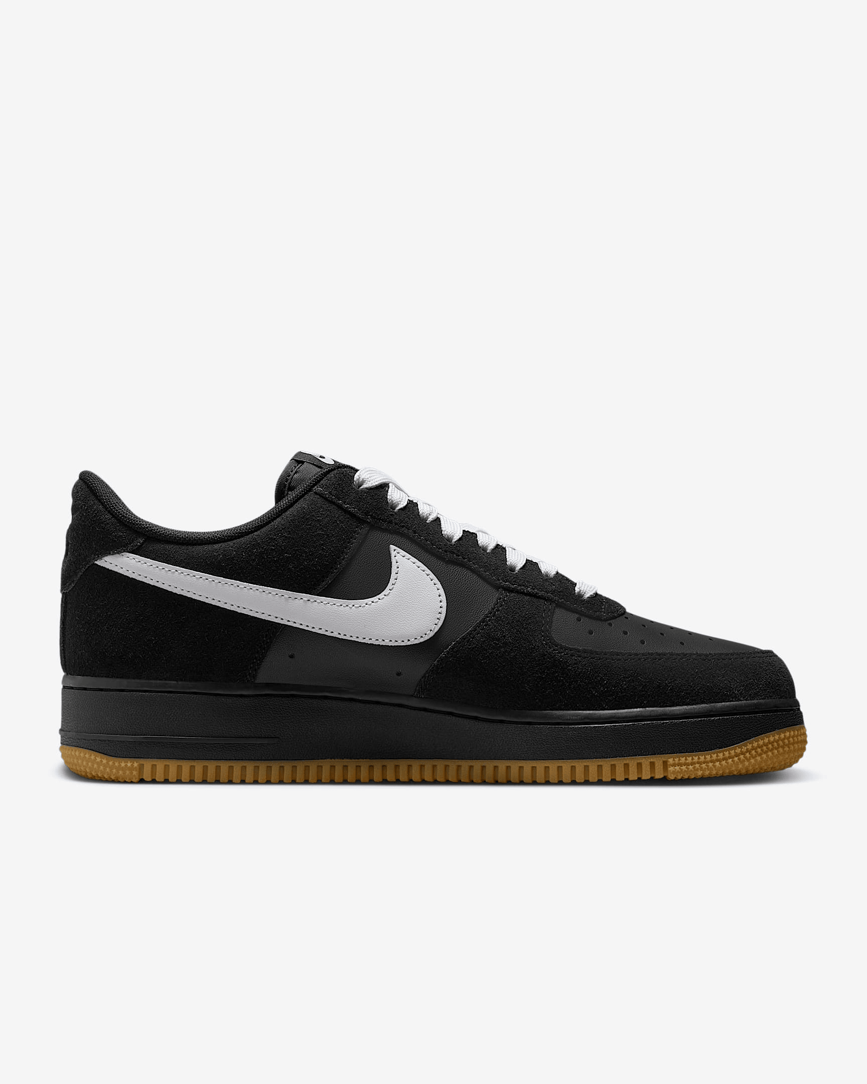 Men's Air Force 1 '07 LV8 Black Shoes - Image 2