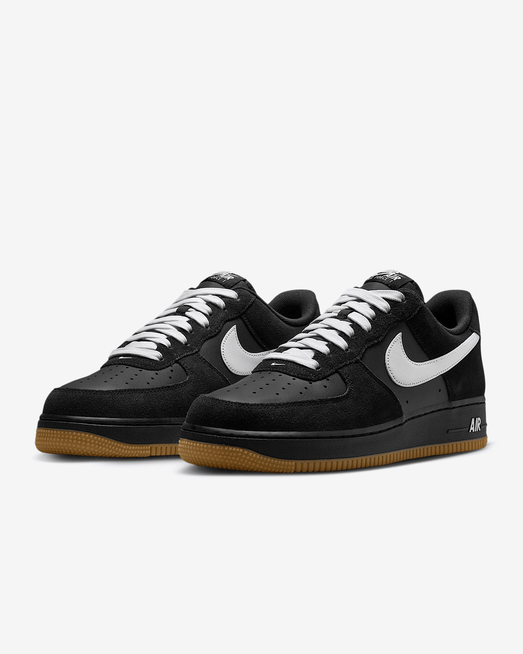 Men's Air Force 1 '07 LV8 Black Shoes - Image 4
