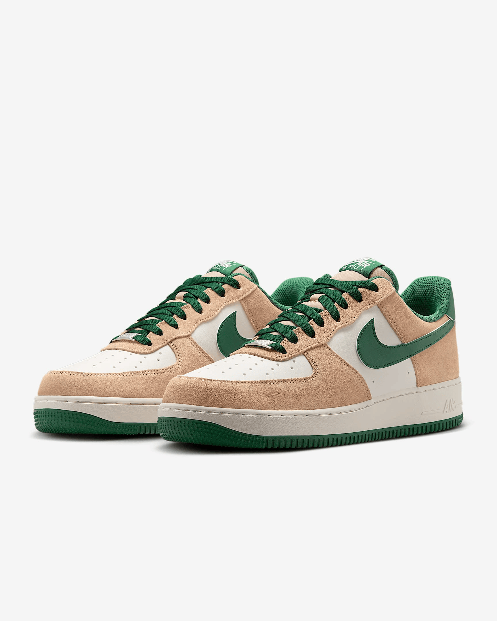 Men's Air Force 1 '07 LV8 Green Shoes - Image 4