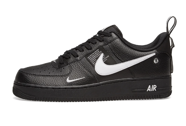 Men's Air Force 1 '07 LV8 Utility Low Black Shoes