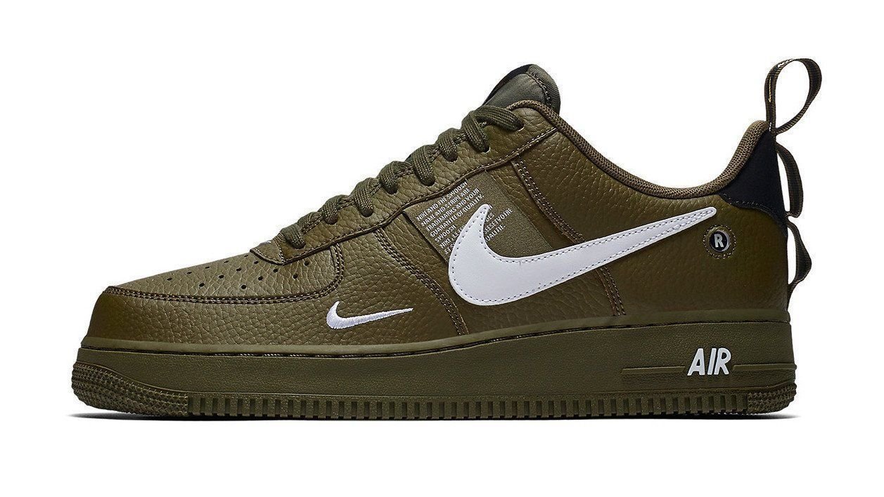 Men's Air Force 1 '07 LV8 Utility Low Olive Canvas Shoes