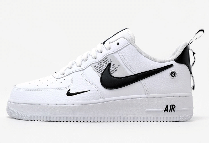 Men's Air Force 1 '07 LV8 Utility Low White Shoes