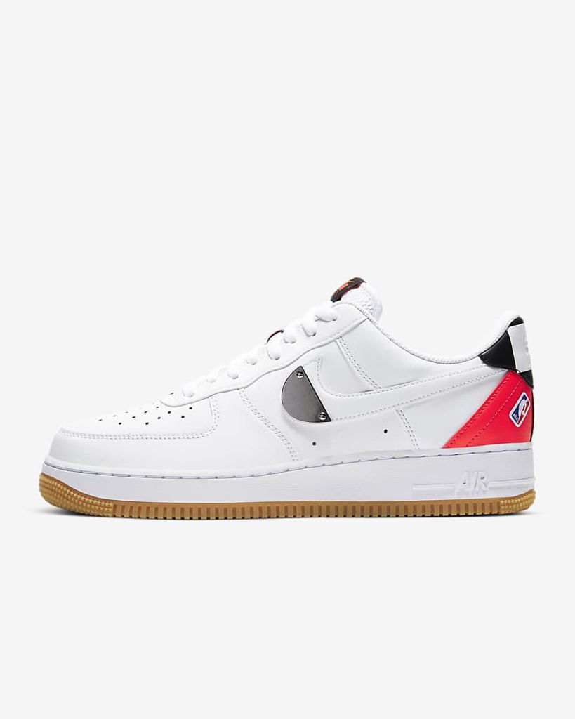 Men's Air Force 1 '07 LV8 White Crimson Gum Shoes
