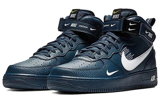 Men's Air Force 1 '07 Navy Shoes - Image 2