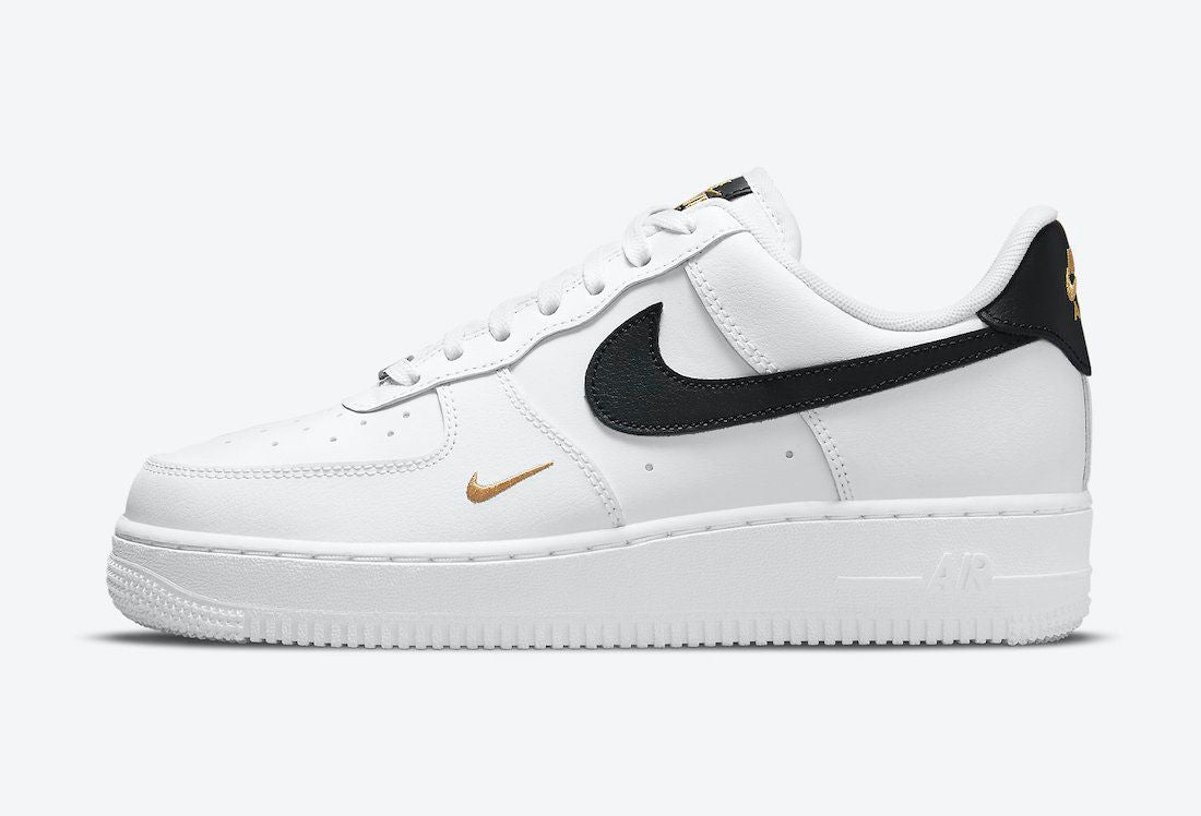 Men's Air Force 1 Gold Embroidered Shoes