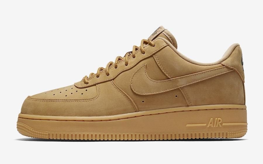 Men's Air Force 1 Low 07 Flax Wheat Shoes
