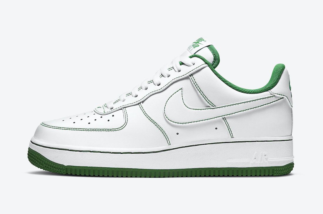 Men's Air Force 1 Low White Pine Green Shoes - Image 2