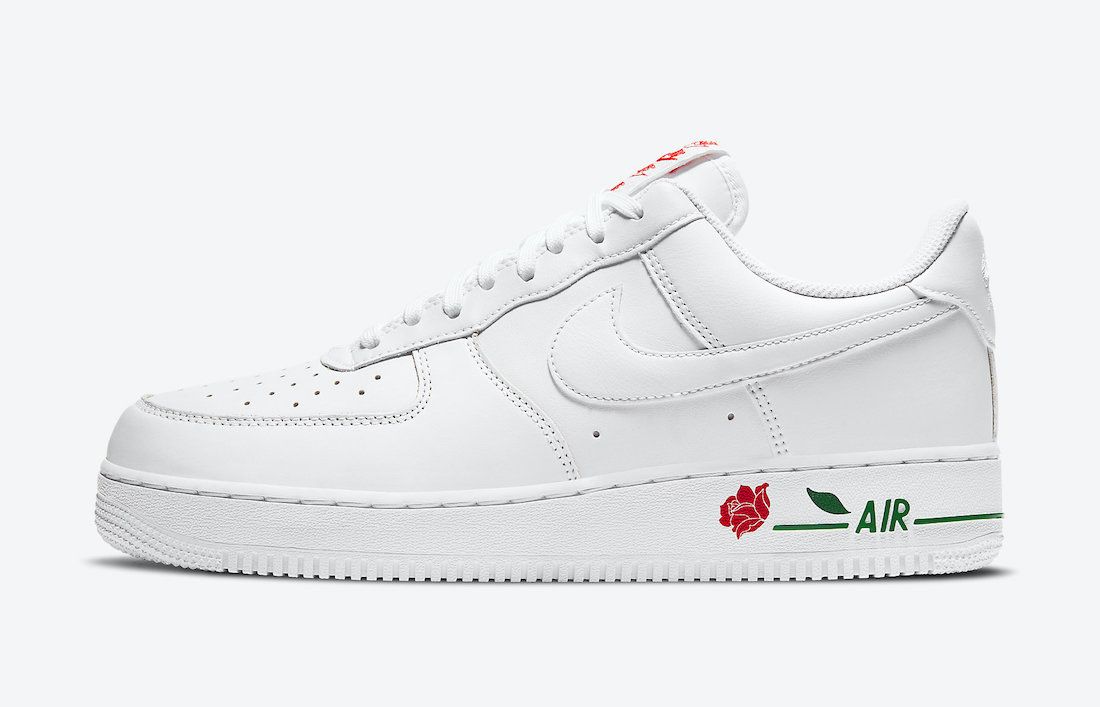Men's Air Force 1 Low White Rose Shoes