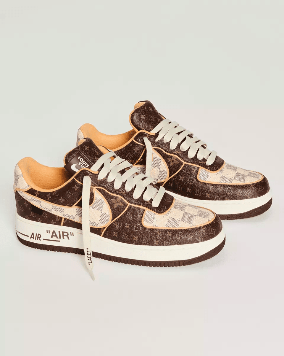Men's Air Force 1 Low x Louis Vuitton Brown Shoes