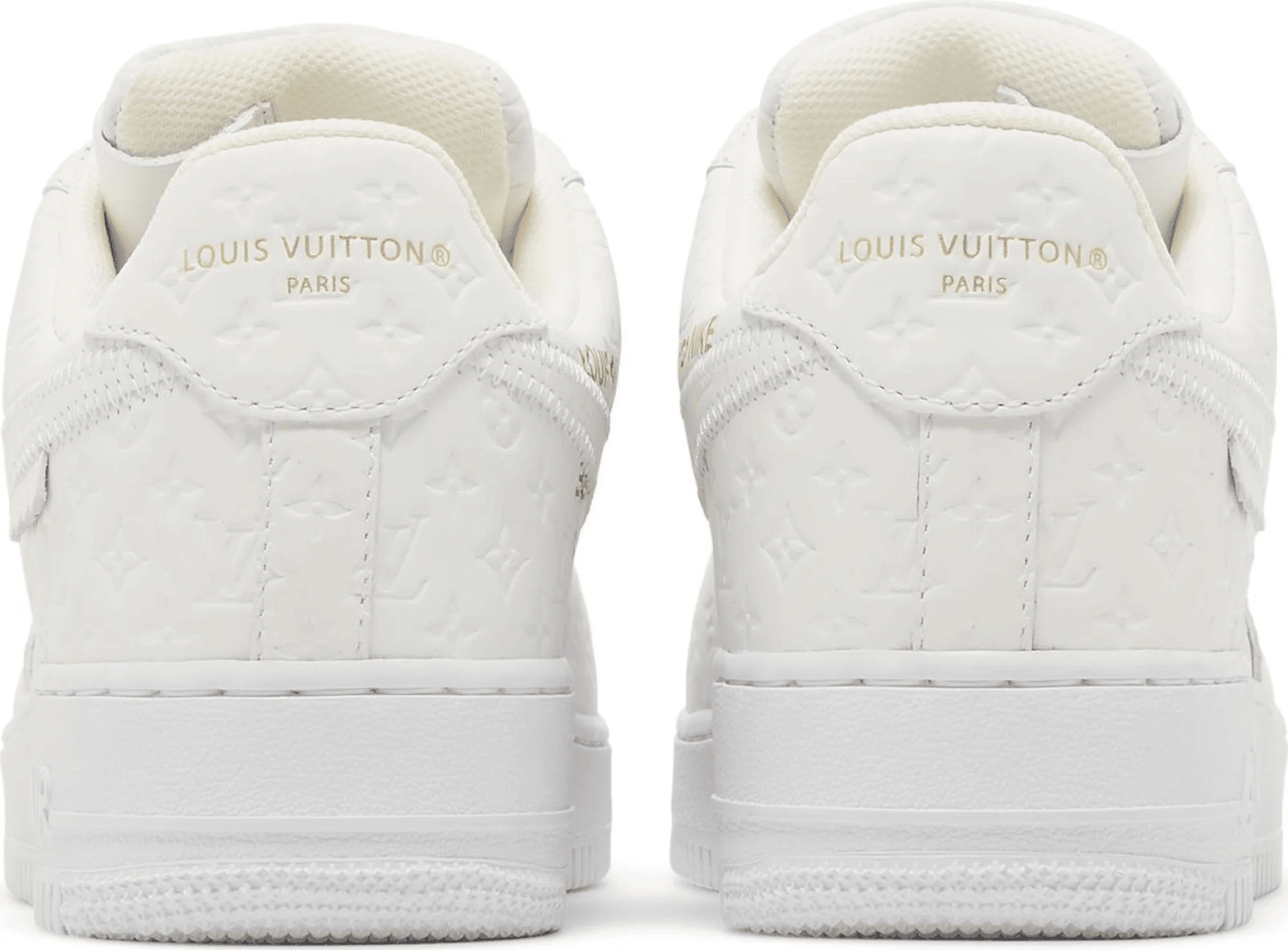 Men's Air Force 1 Low x Louis Vuitton Triple White Shoes - Image 4