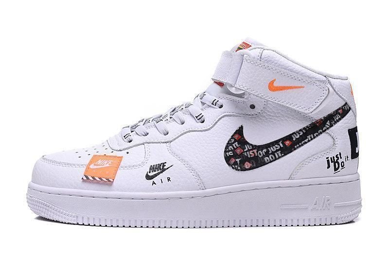 Men's Air Force 1 Mid Utility Just Do It White Shoes