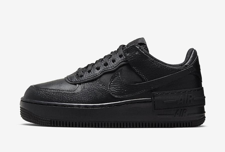 Men's Air Force 1 Shadow Low Triple Black Shoes
