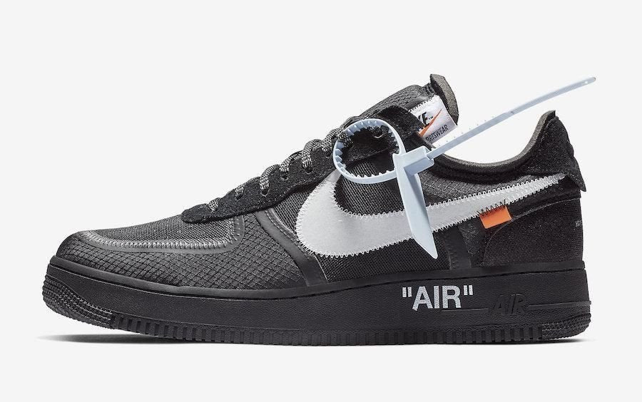 Men's Air Force 1 X Off White Low Black Shoes