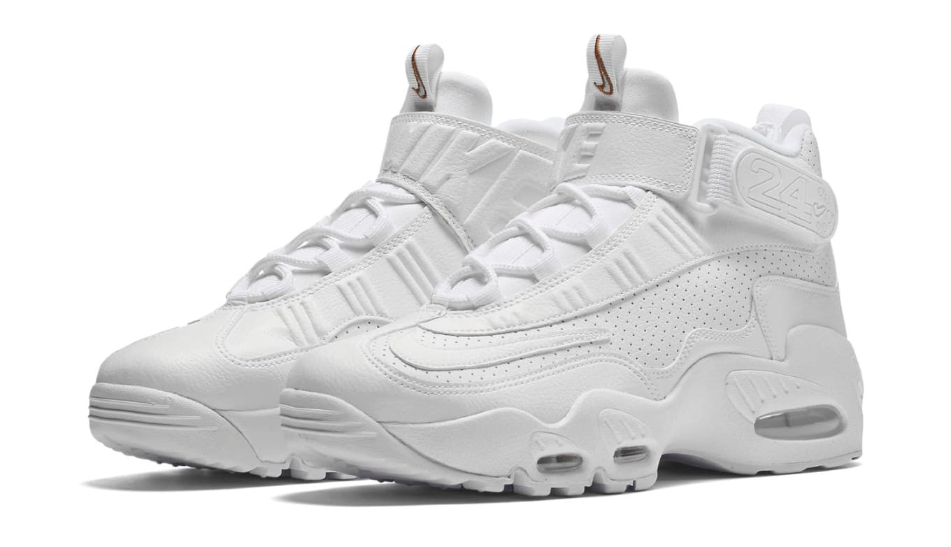 Men's Air Griffey Max 1 Inductkid Triple White Shoes - Image 2