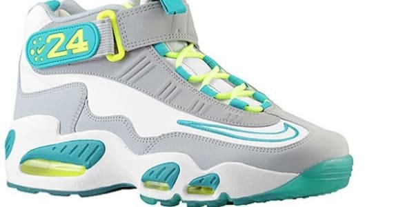 Men's Air Griffey Max 1 White Wolf Grey Shoes