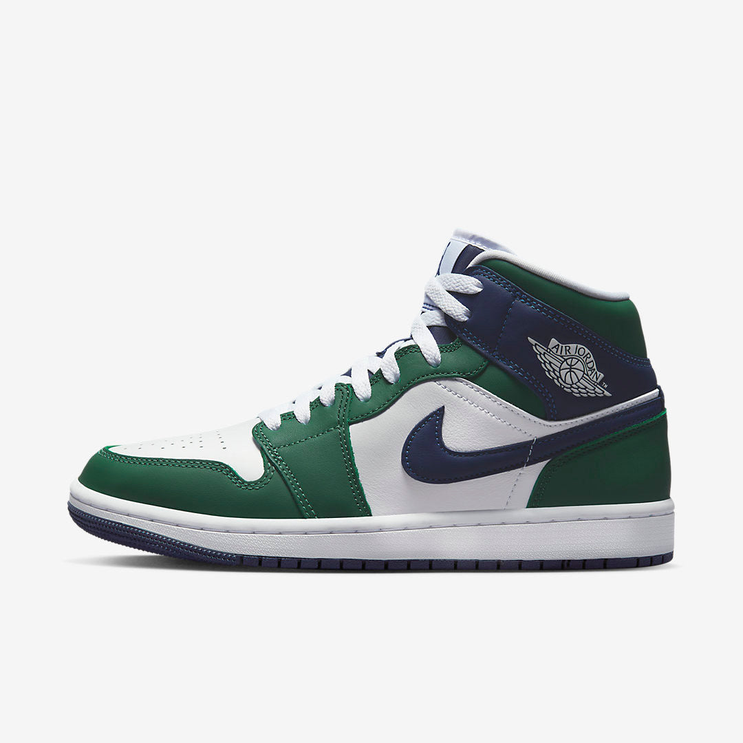 Men's Air Jordan 1 Mid 'Noble Green' Shoes