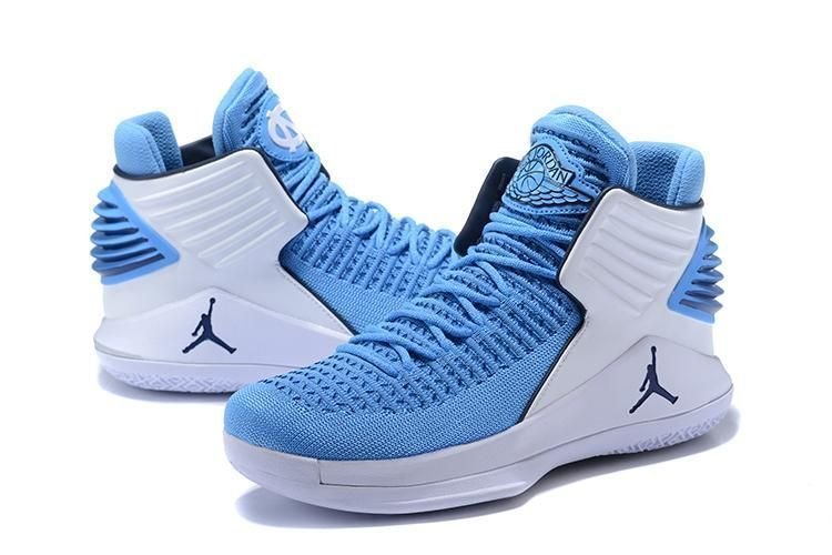 Men's Air Jordan 32 XXXII UNC Tar Heels Shoes