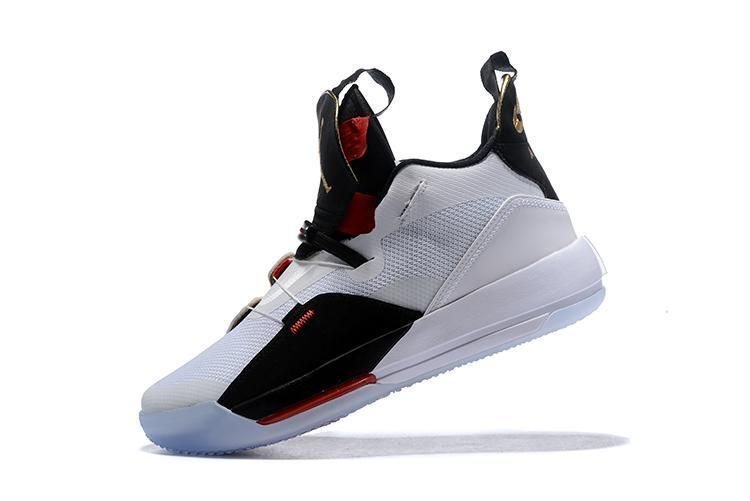 Men's Air Jordan XXXIII 33 PF Future Of Flight White Red Shoes