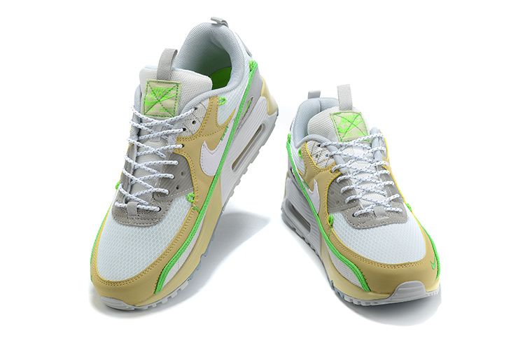 Men's Air Max 90 Beige Green Shoes - Image 3