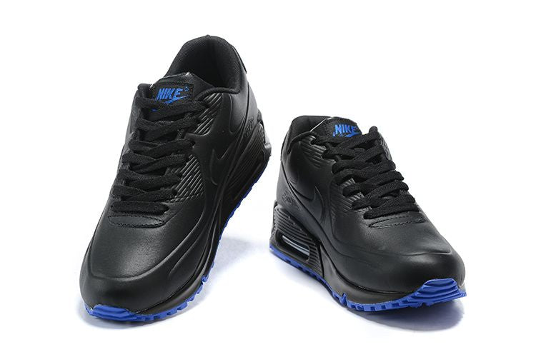 Men's Air Max 90 Black Cobalt Blue Shoes - Image 3
