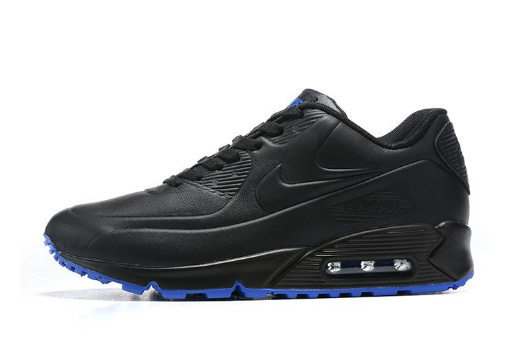 Men's Air Max 90 Black Cobalt Blue Shoes