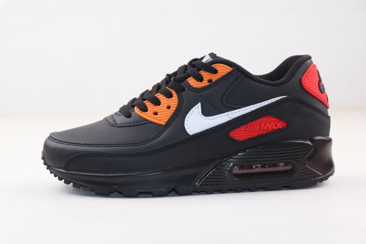 Men's Air Max 90 Black Orange Shoes