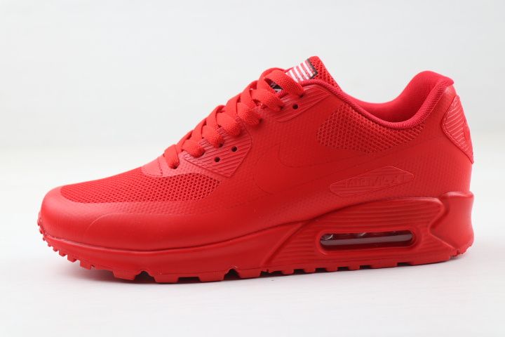 Men's Air Max 90 Full Red Shoes