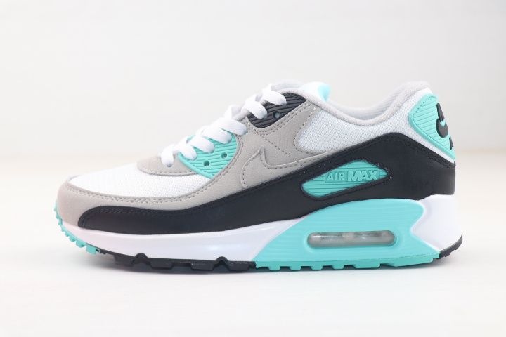 Men's Air Max 90 Grey Aqua Shoes