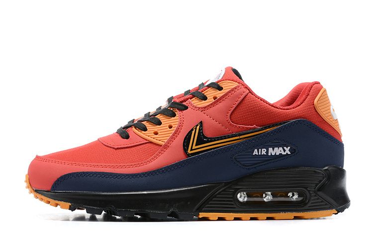 Men's Air Max 90 Red Orange Shoes