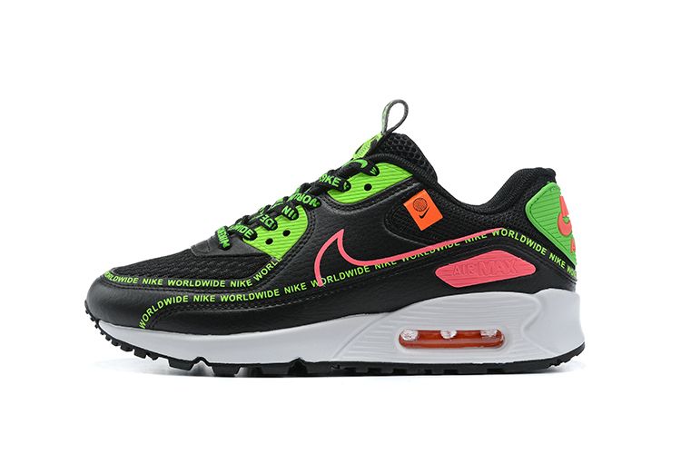 Men's Air Max 90 Worldwide Black Green Shoes