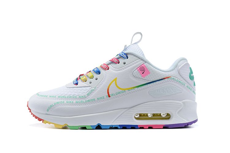 Men's Air Max 90 Worldwide Rainbow Shoes