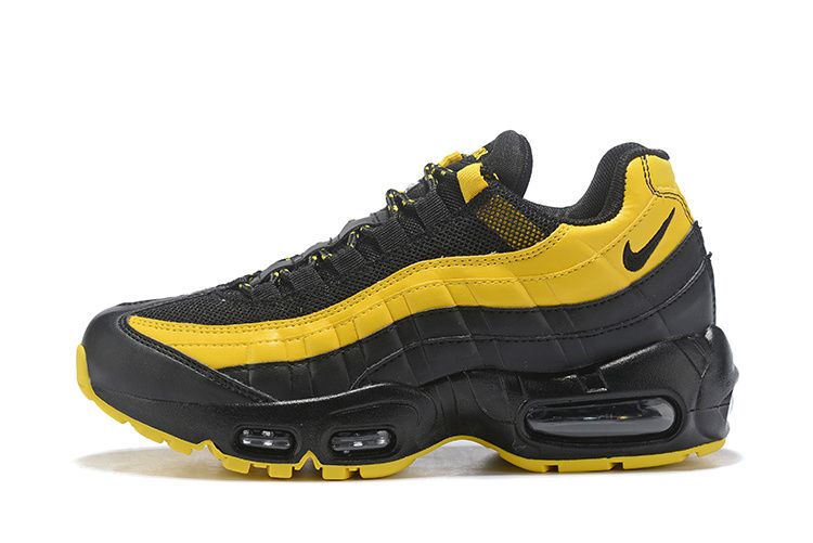 Men's Air Max 95 Black Yellow Shoes