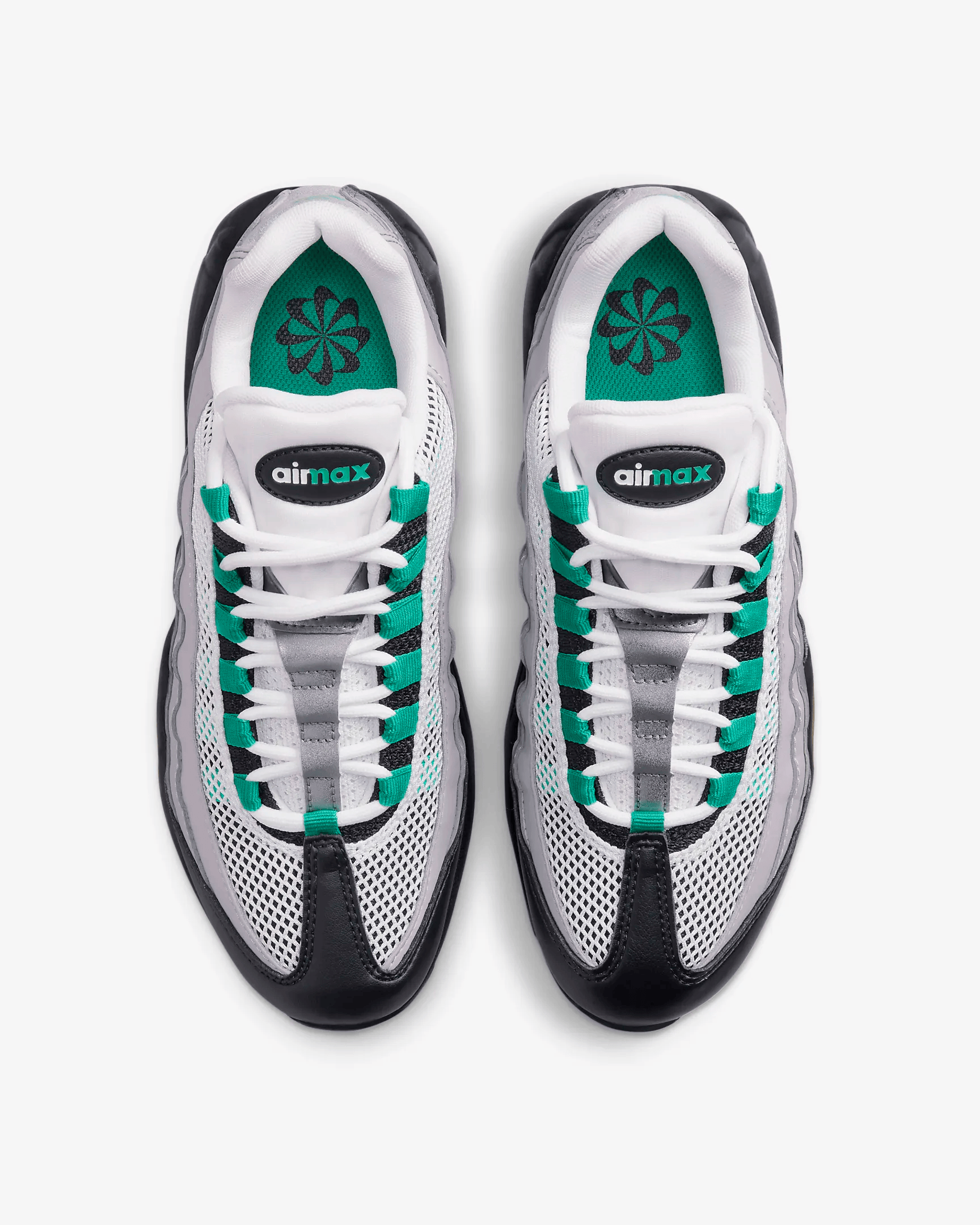 Men's Air Max 95 Medium Grey Shoes - Image 4