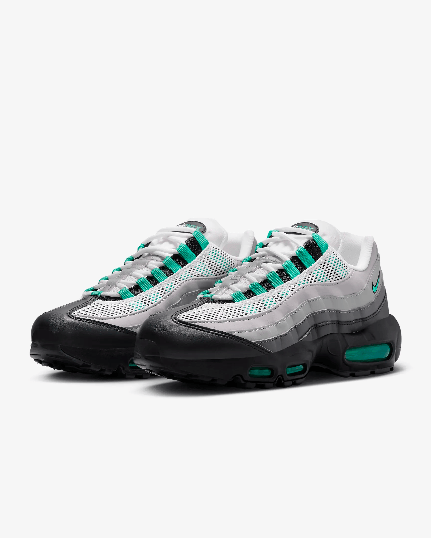 Men's Air Max 95 Medium Grey Shoes - Image 3