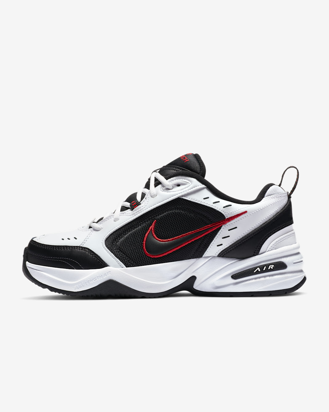 Men's Air Monarch 4 White Black Shoes