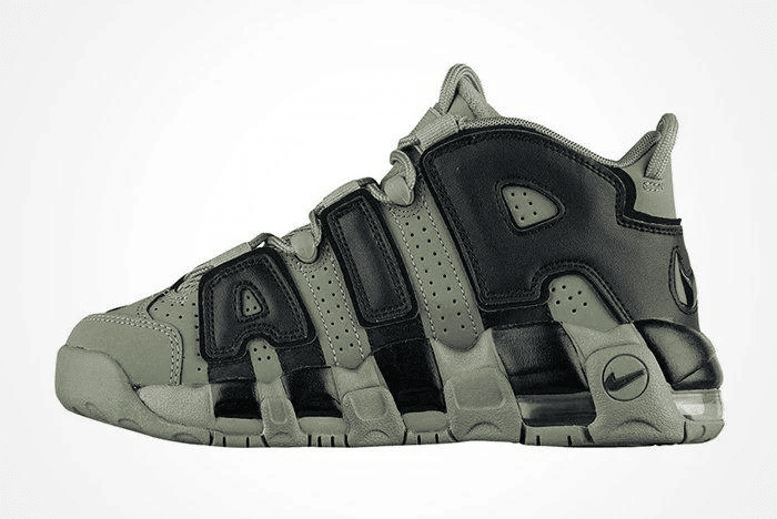 Men's Air More Uptempo GS Dark Stucco Shoes