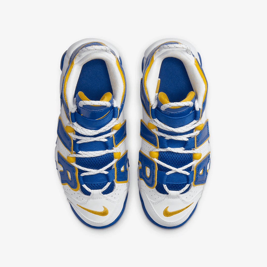 Men's Air More Uptempo GS Golden State Warriors Shoes - Image 4
