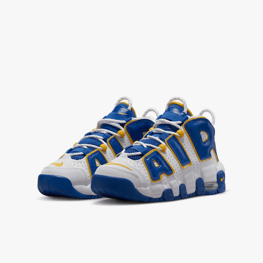 Men's Air More Uptempo GS Golden State Warriors Shoes - Image 3