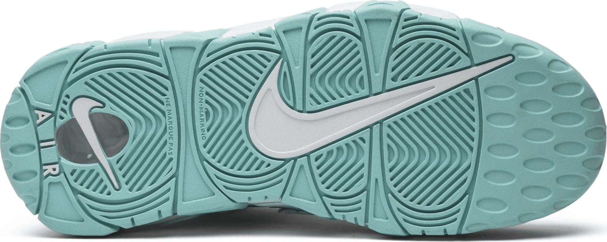 Men's Air More Uptempo GS Island Green Shoes - Image 5