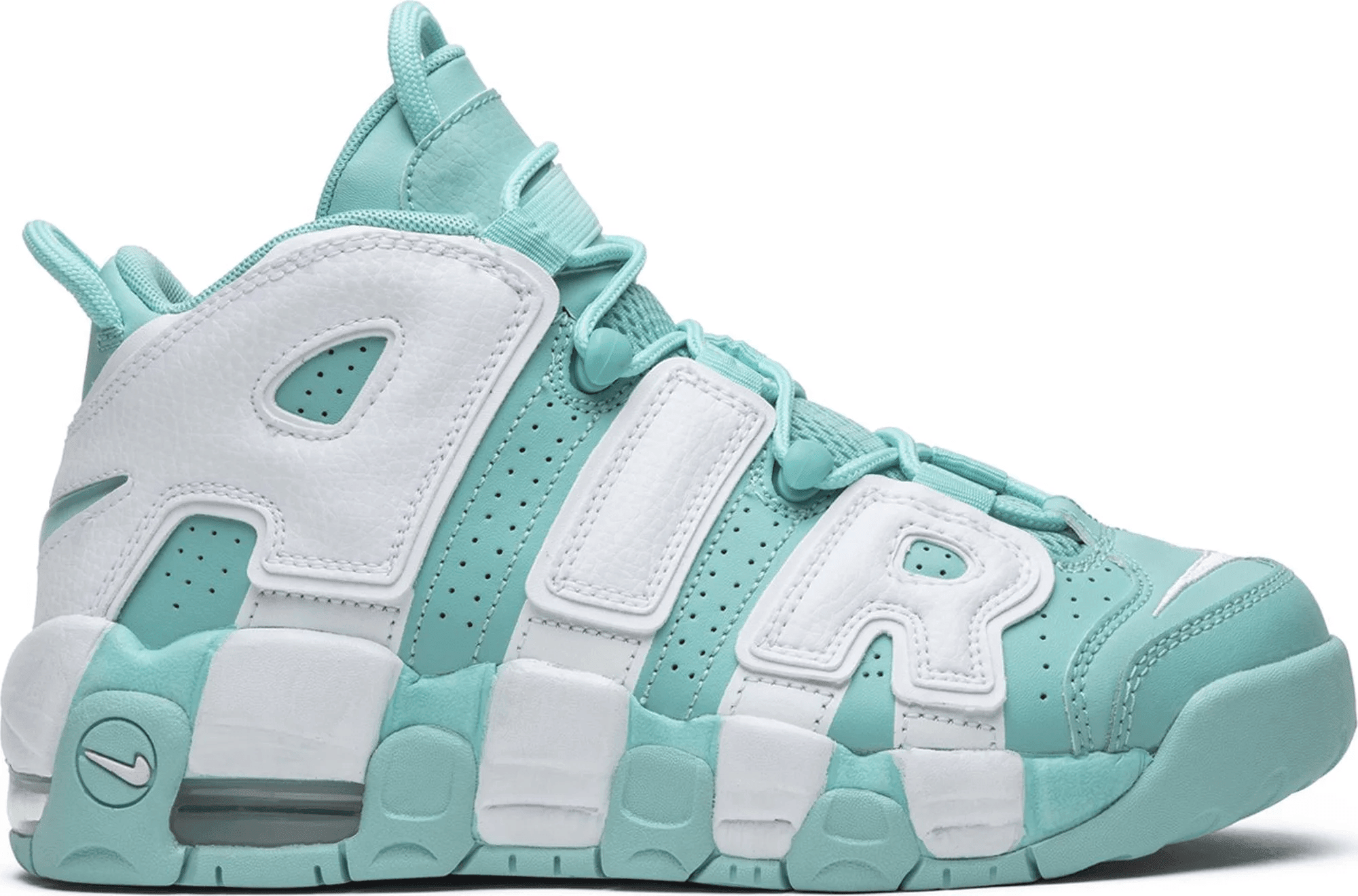 Men's Air More Uptempo GS Island Green Shoes - Image 2