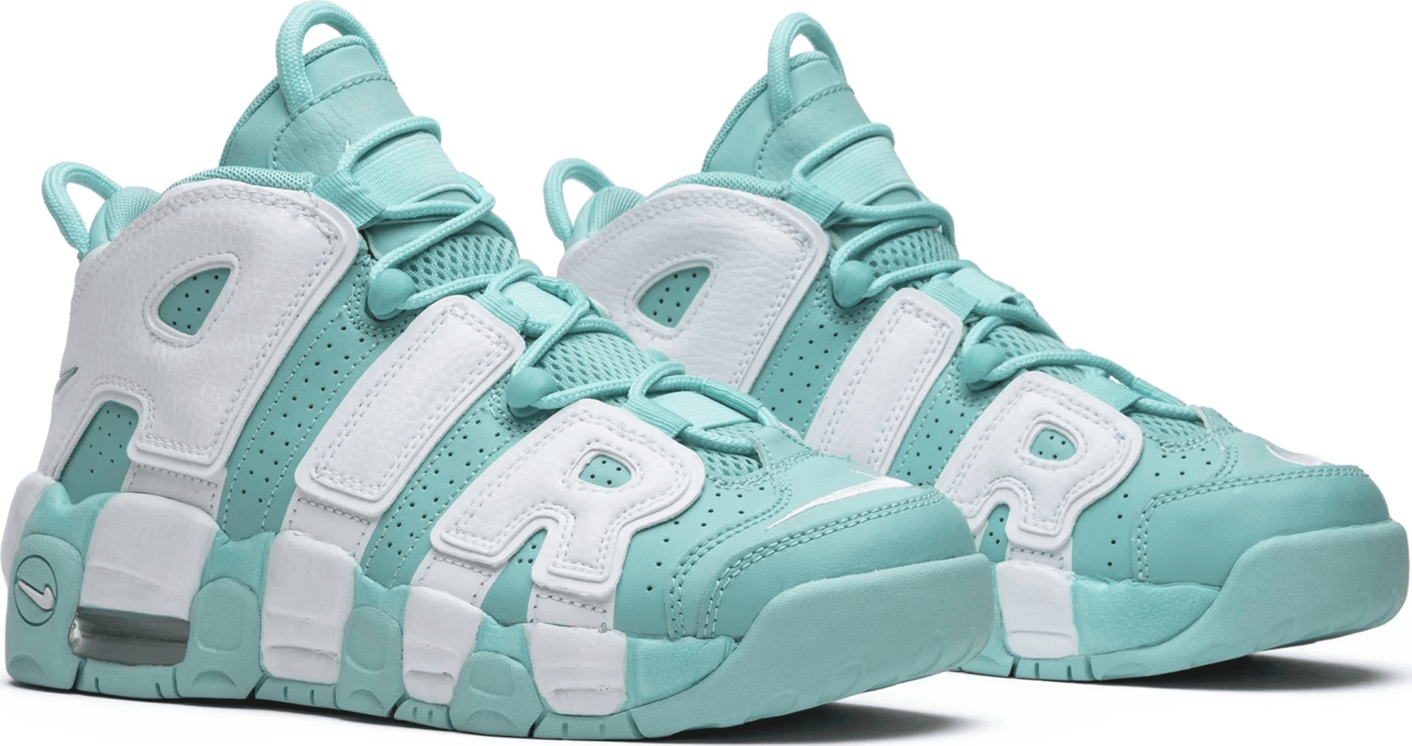Men's Air More Uptempo GS Island Green Shoes - Image 3
