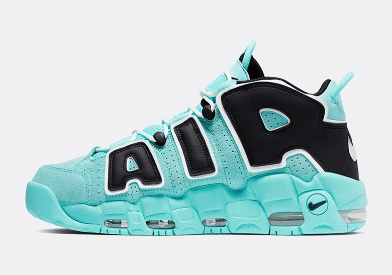 Men's Air More Uptempo GS Light Aqua Shoes