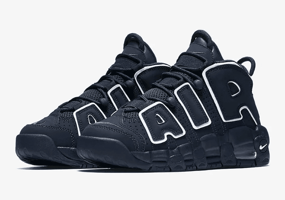 Men's Air More Uptempo GS Navy Shoes