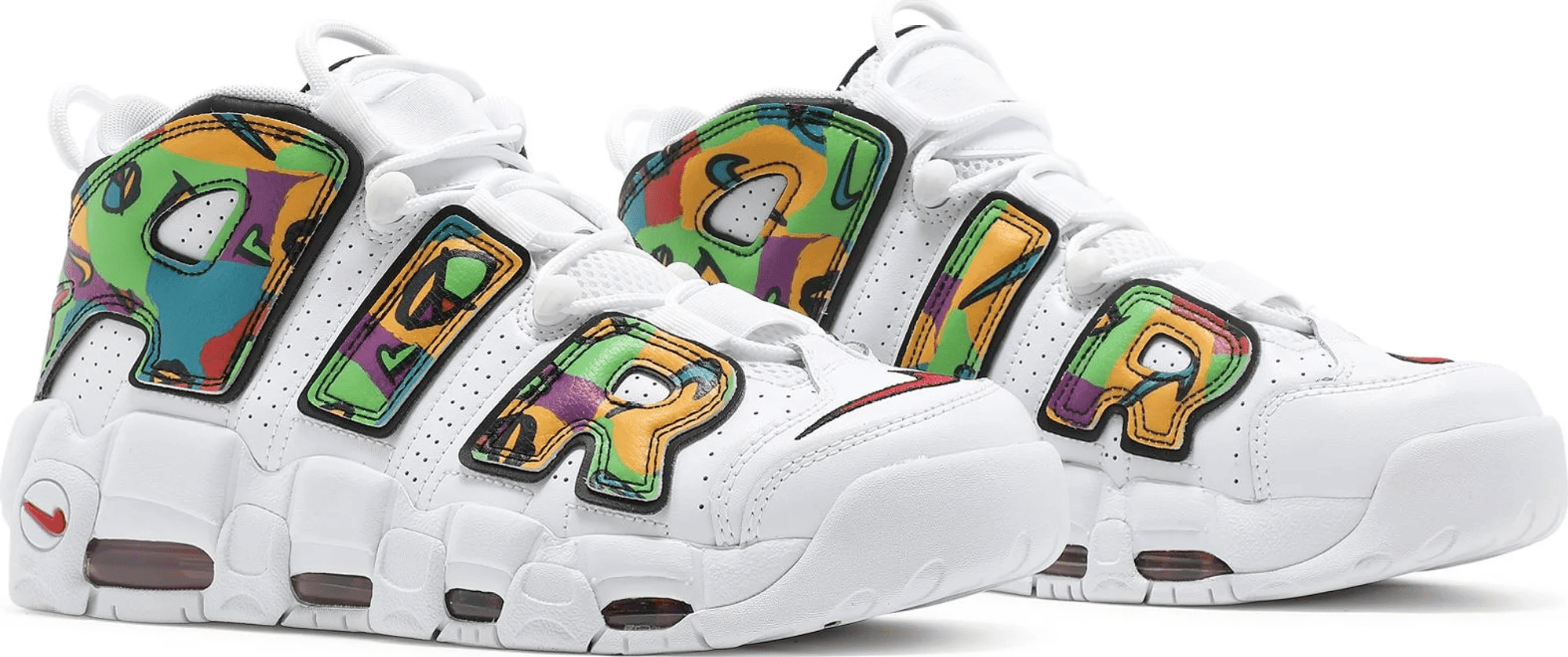 Men's Air More Uptempo Peace Love and Basketball Shoes - Image 3